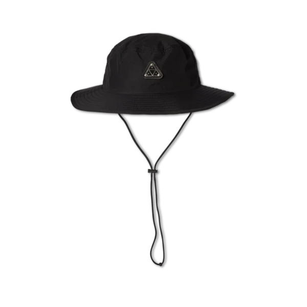 METAL TRIPLE TRIANGLE BOONIE HAT BLACK - immagine 2