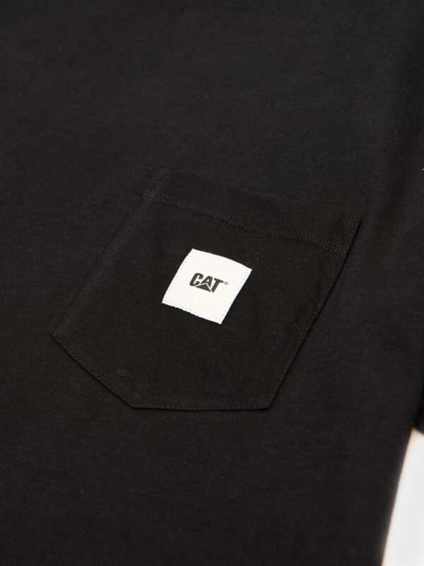 ESSENTIAL POCKET T SHIRT BLACK - immagine 3