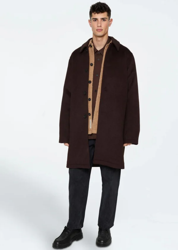 TRAVIS COAT 4312 SEAL BROWN