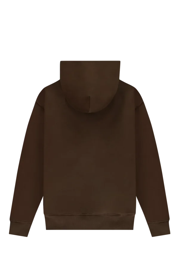 big logo zip up hoodie acid brown - immagine 6