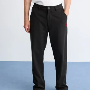 REGULAR SEAMLESS TROUSERS BLACK